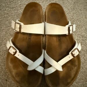 Birkenstock White Mayari Sandals